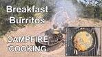Campfire Breakfast Egg Burritos