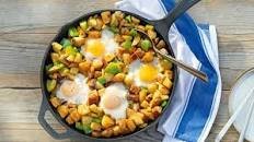 Campfire Breakfast Hash with Eggs