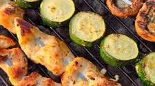 Campfire Grilled Mediterranean Chicken Kebabs
