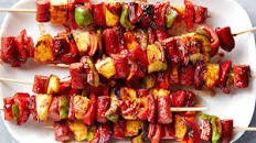 Campfire Hot Dog Skewers
