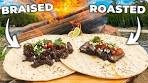CAMPFIRE Tacos: Wagyu Short Rib Cooked INSIDE fire