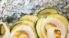 Campfire Zucchini Foil Packets