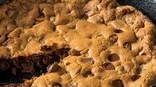 Camping Chocolate Chip Skillet Cookie