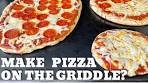 Can I Make Pizza on the Griddle? We test 3 different crust ...