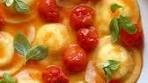 Caprese Ravioli with Whipped Ricotta, Burst Cherry Tomatoes ...