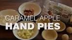 Caramel apple hand pies