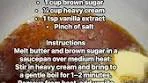 Caramel Glaze Ingredients • ½ cup butter • 1 cup brown sugar ...