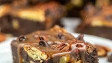 Caramel Pecan Turtle Brownies