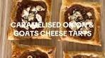 Caramelised Onion and Goats Cheese Tart Recipe
