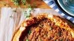 Caramelized Onion & Herbed Goat Cheese Galette, Fresh ...