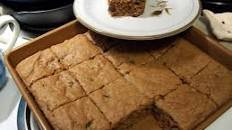 Carrot Cake Blondies From A Cake Mix.