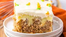 Carrot Cake Poke Cake