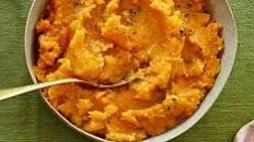 Carrot & swede mash with brown butter & thyme