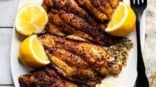 Cast-Iron Skillet Blackened Catfish