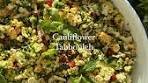Cauliflower Tabbouleh Salad (Gluten-Free) A fresh, vibrant ...