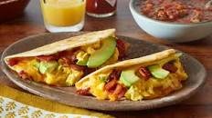 Cheesy Breakfast Tacos