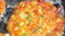 Cheesy Corn Fritters
