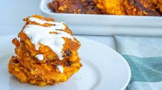 Cheesy Corn Fritters