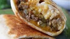 Cheesy Double Beef Burrito