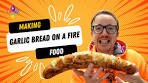 Cheesy Garlic Bread on a Fire | SCOUTADELIC