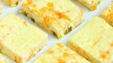 Cheesy Jalapeno Egg Squares
