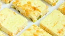 Cheesy Jalapeno Egg Squares
