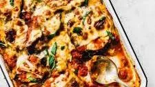 Cheesy Marinara Baked Eggplant Slices
