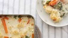 Cheesy Mixed Vegetable Bake