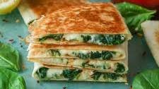 Cheesy Spinach Quesadillas