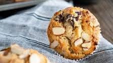 Cherry Almond Muffins with Almond Flour