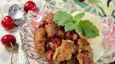 Cherry Bread Pudding