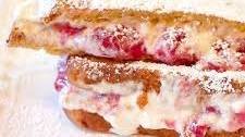 Cherry Cheesecake Stuffed French Toast