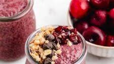 Cherry Chia Pudding