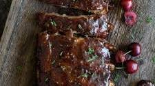 Cherry Cola Glazed Ribs