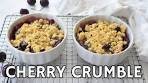 Cherry Crumble Recipe That Anyone Can Make!