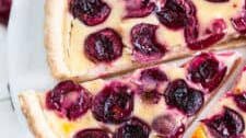 Cherry Custard Tart