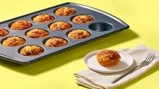 Cherry Jam Oat Muffins 3x the delicious servings!