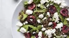 Cherry Lentil Salad with Honey Balsamic Dressing