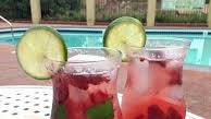 Cherry Lime Mocktail Spritzer