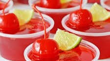 Cherry Limeade Jello Shots
