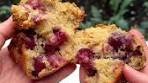 Cherry Muffins with Salty Pistachio Sugar Recipe