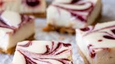 Cherry Swirl Cheesecake Bars