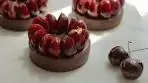 Cherry tart with dark chocolate ganache | Chocolate Cherry Tart