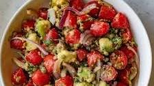 Cherry Tomato Salad with Lentils