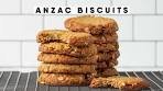 Chewy Anzac Biscuits Recipe | Traditional Aussie Cookies ...