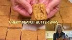 Chewy Peanut Butter Bars