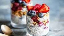 Chia Seed Breakfast Bowl - Almond Butter & Berries