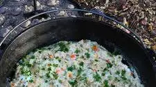 Chicken And Rice Dutch Oven Camping Recipe