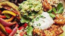 Chicken Fajita Burrito Bowl