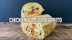 CHICKEN FAJITA BURRITO RECIPE